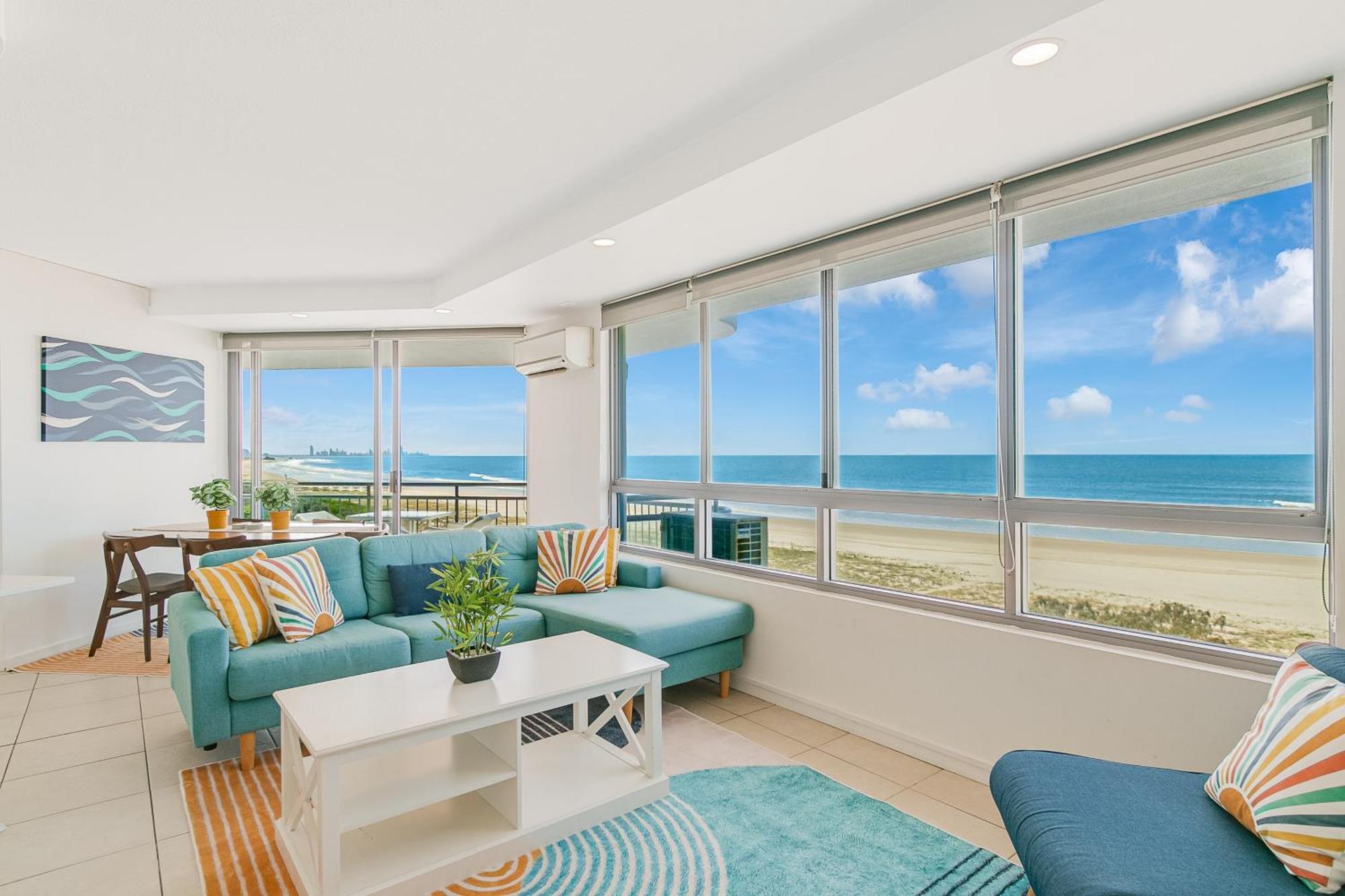 Oceanside Resort - Absolute Beachfront Apartments Guldkusten Exteriör bild