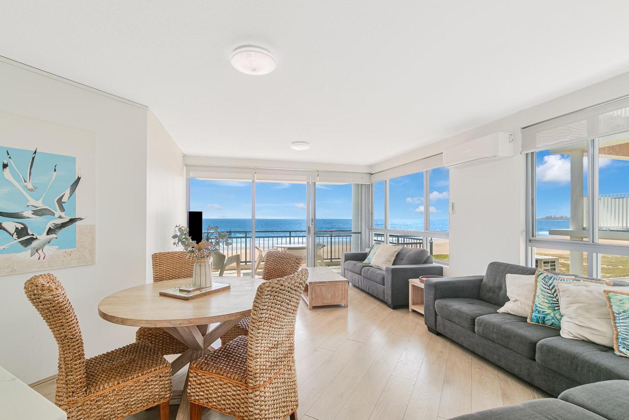 Oceanside Resort - Absolute Beachfront Apartments Guldkusten Exteriör bild